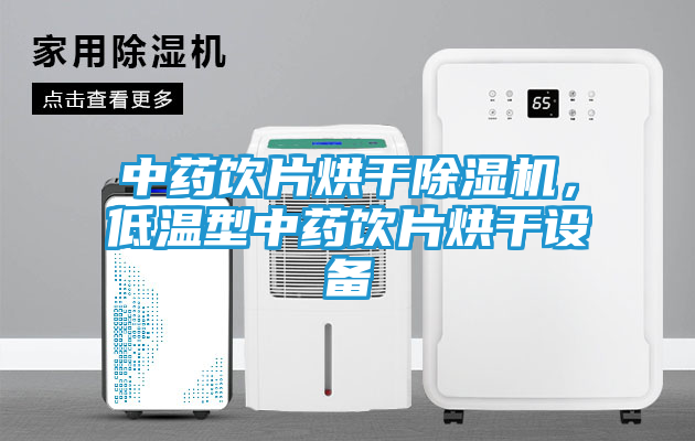 中药饮片烘干除湿机，低温型中药饮片烘干设备