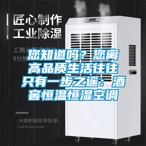 您知道吗？您离高品质生活往往只有一步之遥：酒窖恒温恒湿空调