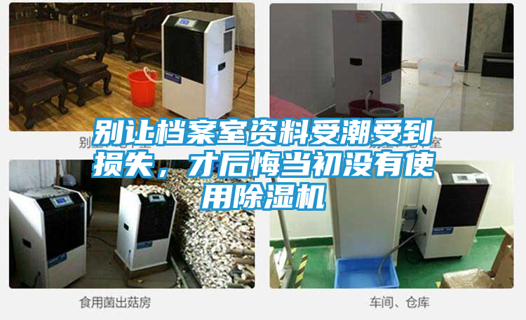 别让档案室资料受潮受到损失，才后悔当初没有使用除湿机