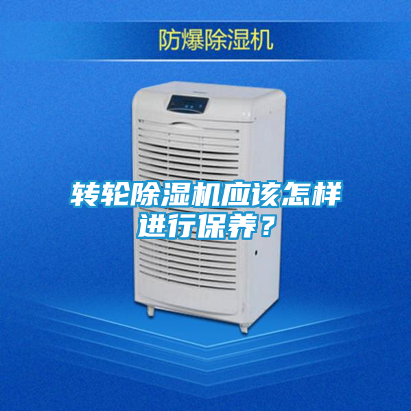 转轮除湿机应该怎样进行保养？