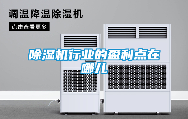 除湿机行业的盈利点在哪儿