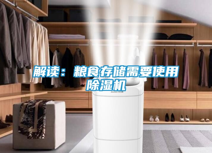 解读：粮食存储需要使用除湿机