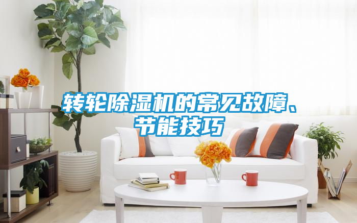 转轮除湿机的常见故障、节能技巧