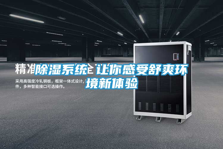 除湿系统 让你感受舒爽环境新体验