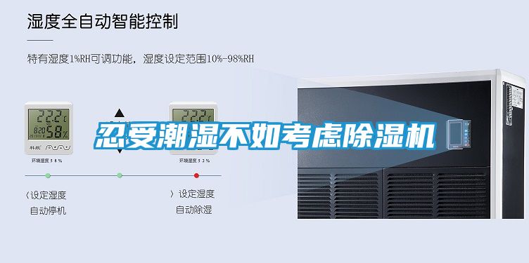 忍受潮湿不如考虑除湿机