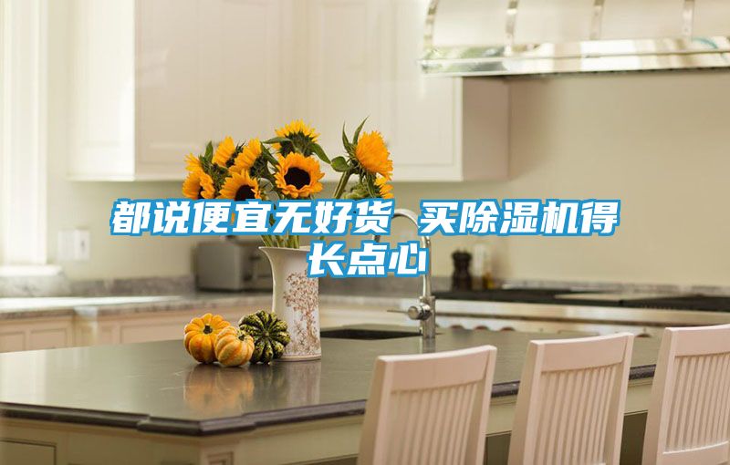 都说便宜无好货 买除湿机得长点心