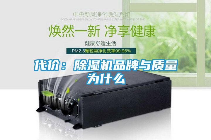 代价：除湿机品牌与质量为什么