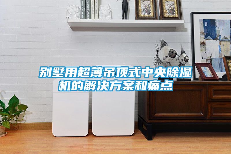 别墅用超薄吊顶式中央除湿机的解决方案和痛点