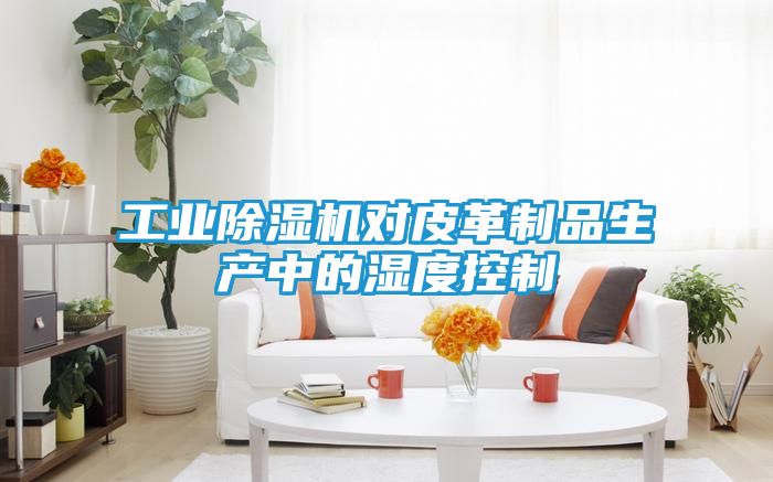 工业除湿机对皮革制品生产中的湿度控制