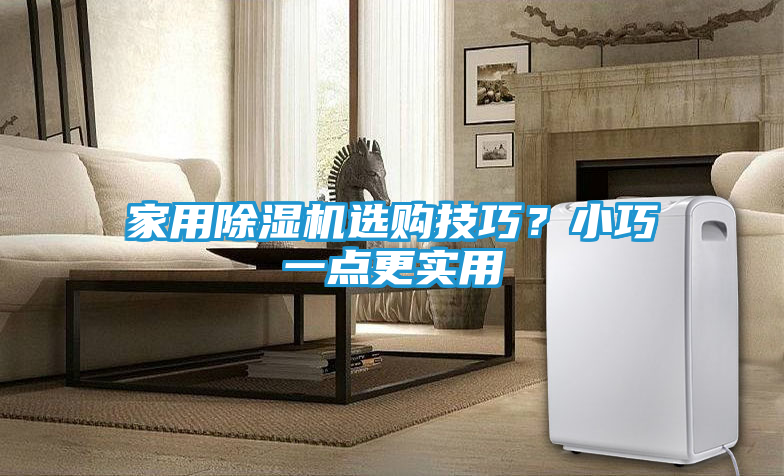 家用除湿机选购技巧？小巧一点更实用