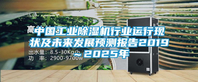 中国工业除湿机行业运行现状及未来发展预测报告2019～2025年