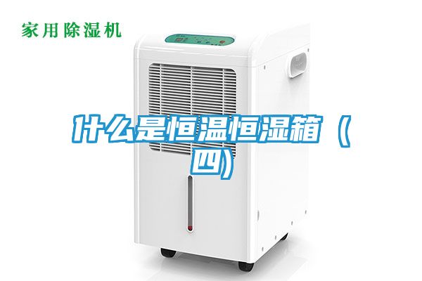 什么是恒温恒湿箱（四)