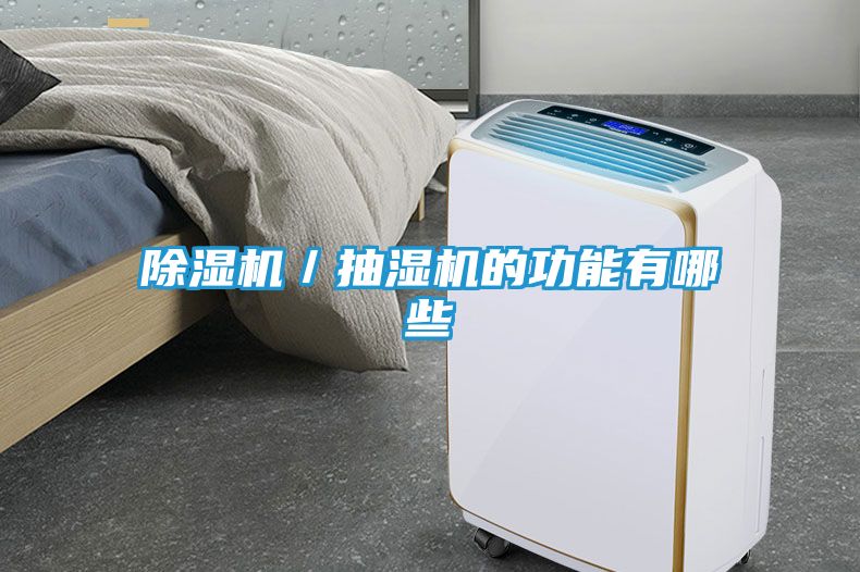 除湿机／抽湿机的功能有哪些