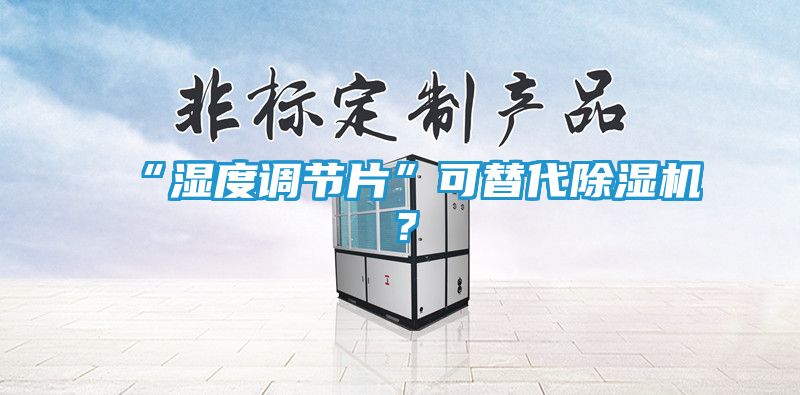 “湿度调节片”可替代除湿机？