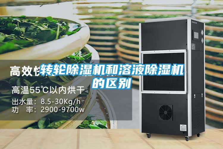 转轮除湿机和溶液除湿机的区别