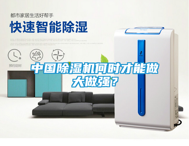 中国除湿机何时才能做大做强？