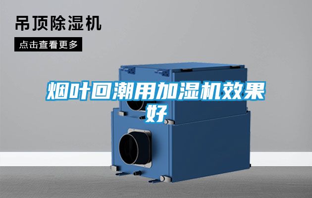 烟叶回潮用加湿机效果好
