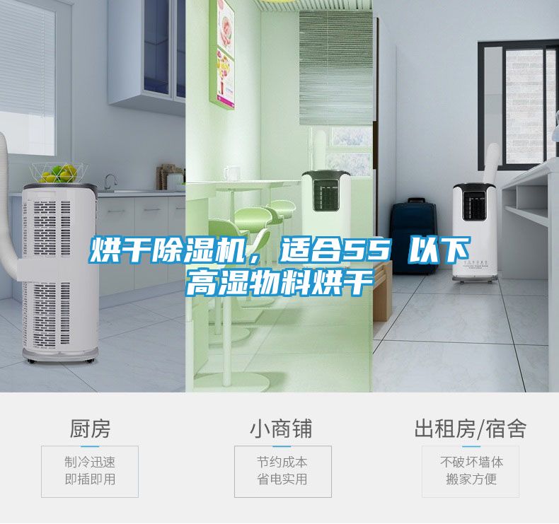 烘干除湿机，适合55℃以下高湿物料烘干