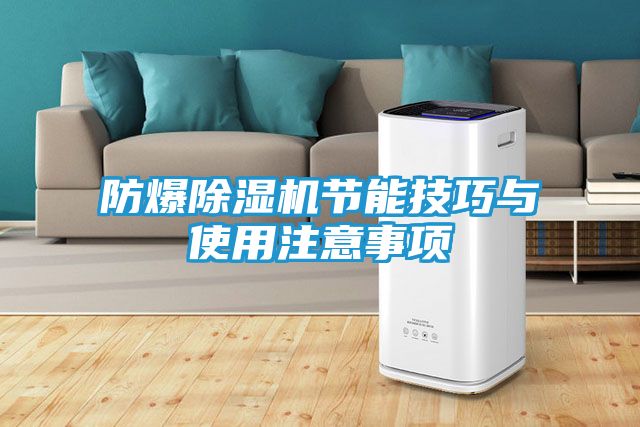防爆除湿机节能技巧与使用注意事项