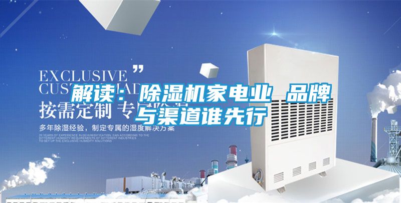 解读：除湿机家电业 品牌与渠道谁先行