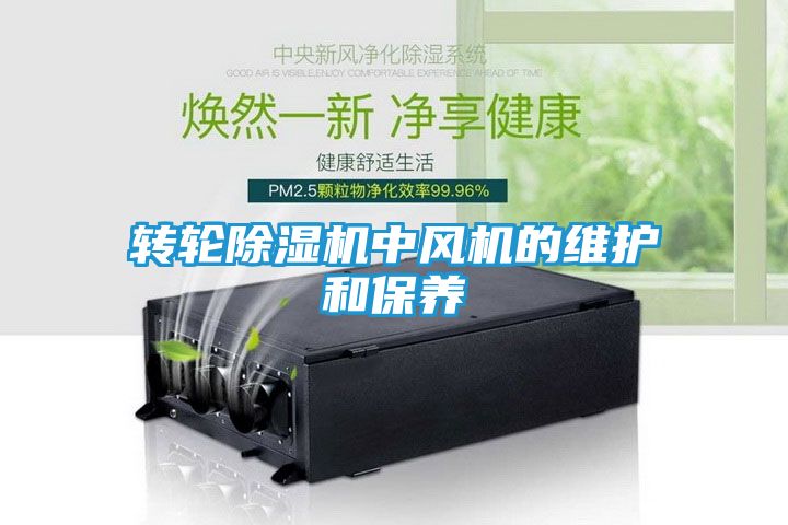 转轮除湿机中风机的维护和保养