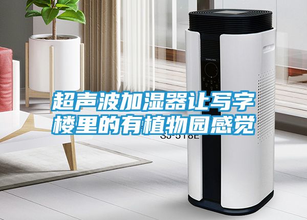 超声波加湿器让写字楼里的有植物园感觉