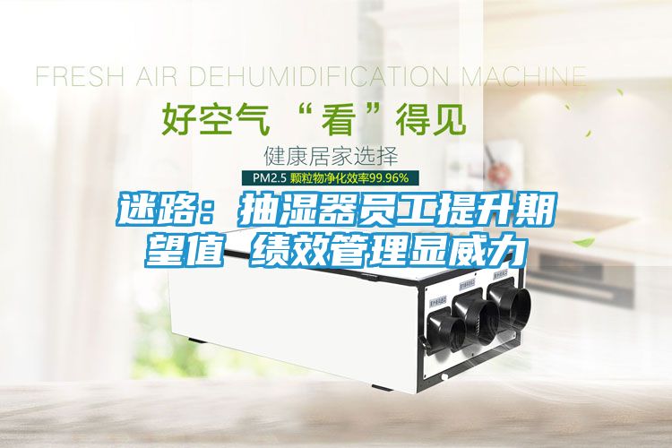迷路：抽湿器员工提升期望值 绩效管理显威力