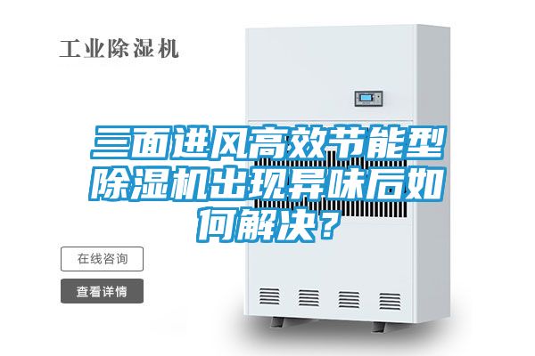 三面进风高效节能型除湿机出现异味后如何解决？