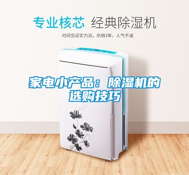 家电小产品：除湿机的选购技巧