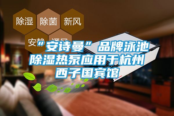 “安诗曼”品牌泳池除湿热泵应用于杭州西子国宾馆