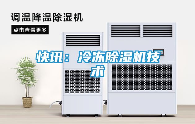 快讯：冷冻除湿机技术