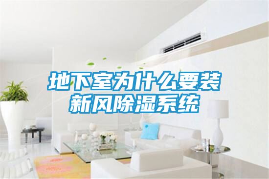地下室为什么要装新风除湿系统