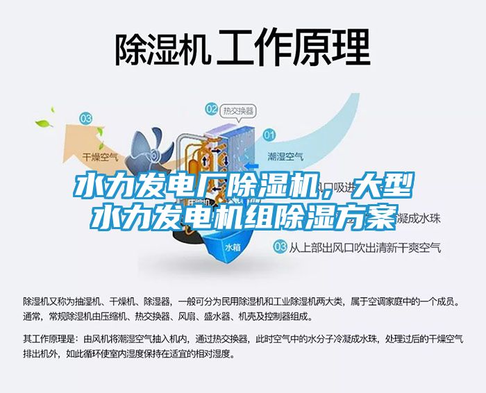 水力发电厂除湿机，大型水力发电机组除湿方案
