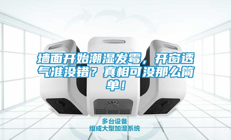 墙面开始潮湿发霉，开窗透气准没错？真相可没那么简单！
