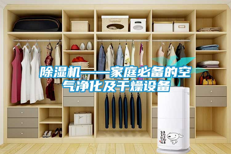 除湿机——家庭必备的空气净化及干燥设备