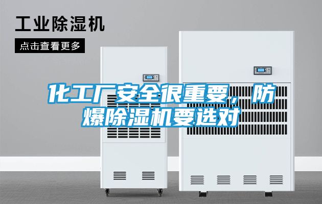 化工厂安全很重要，防爆除湿机要选对
