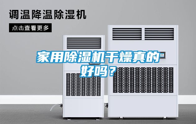 家用除湿机干燥真的好吗？