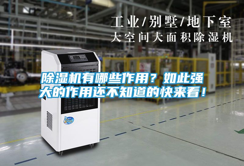 除湿机有哪些作用？如此强大的作用还不知道的快来看！