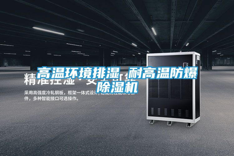 高温环境排湿 耐高温防爆除湿机
