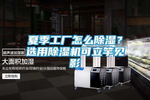 夏季工厂怎么除湿？选用除湿机可立竿见影