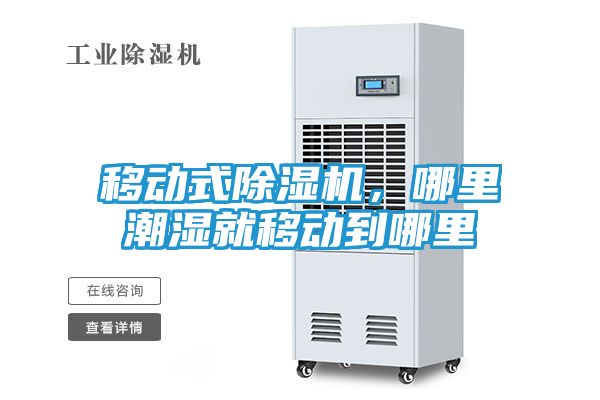 移动式除湿机，哪里潮湿就移动到哪里