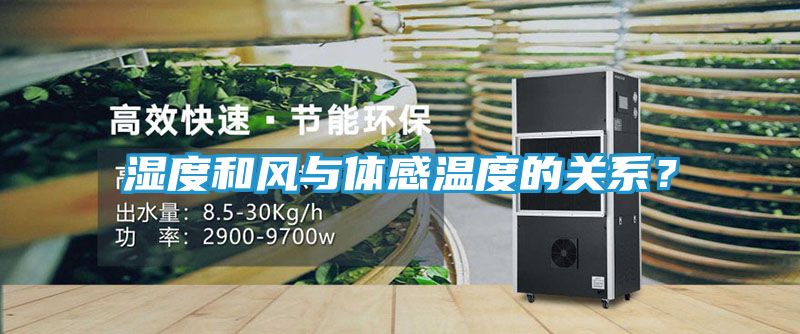 湿度和风与体感温度的关系？