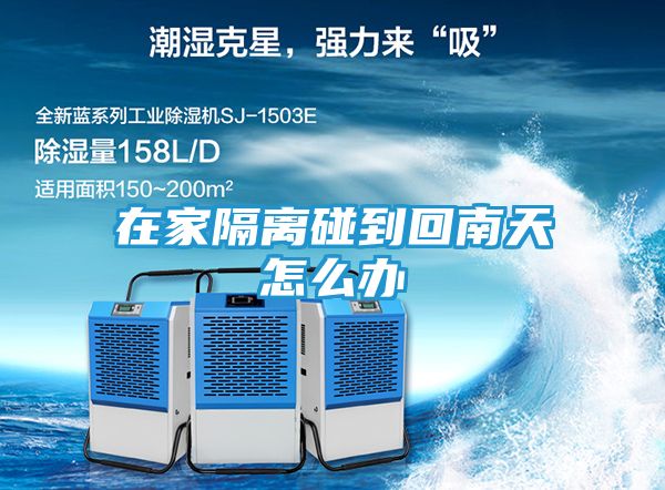 在家隔离碰到回南天怎么办