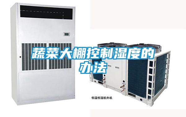 蔬菜大棚控制湿度的办法
