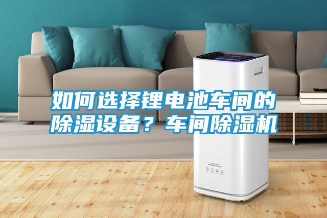 如何选择锂电池车间的除湿设备？车间除湿机