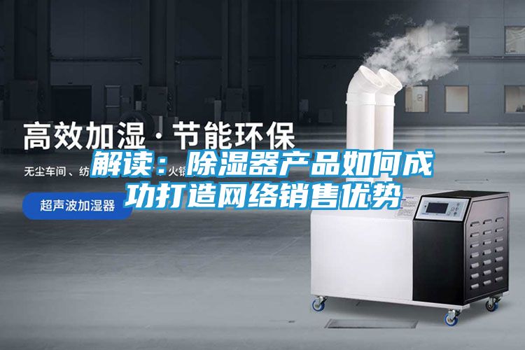 解读：除湿器产品如何成功打造网络销售优势