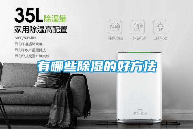 有哪些除湿的好方法