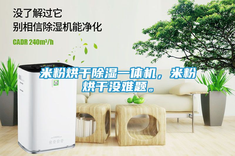 米粉烘干除湿一体机，米粉烘干没难题。