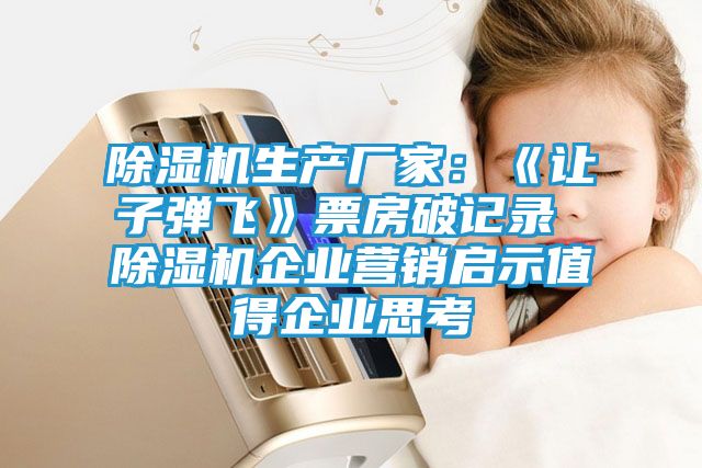 除湿机生产厂家：《让子弹飞》票房破记录 除湿机企业营销启示值得企业思考