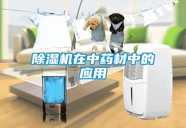 除湿机在中药材中的应用
